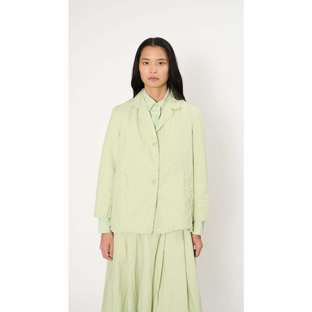 Casey Casey Air Jacket Linen Cotton In Jade - S